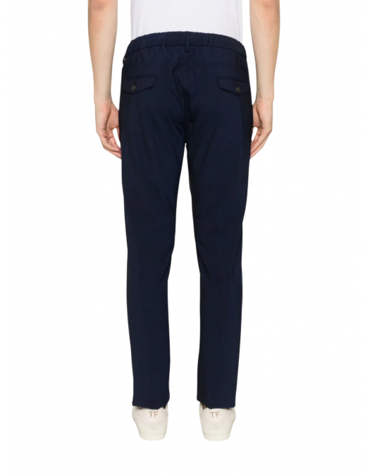 Pantaloni ELEVENTY, Tapered Design, Wool, Royal Blue - J75PANB21TES0A05311NN Pantaloni ELEVENTY, Tapered Design, Wool, Royal Blue - J75PANB21TES0A05311NN