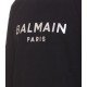 Bluza BALMAIN, Logo Paris, Black - JQ005BB29EAC