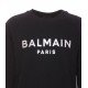 Bluza BALMAIN, Logo Paris, Black - JQ005BB29EAC