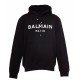 Hanorac BALMAIN, Logo Frontal, Negru - JR002BB65EAB