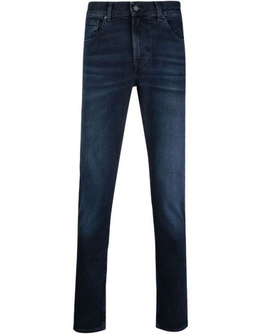 Jeans 7 For All Mankind,  Slimmy Tapered Style, Dark Blue - JSMXR460LL