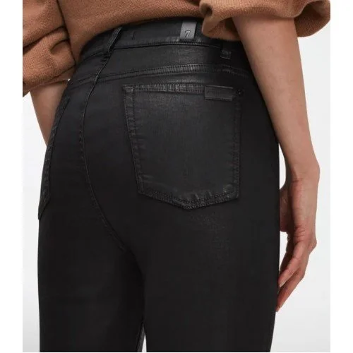 Jeans 7 For All Mankind, SLIM KICK COATED, Black