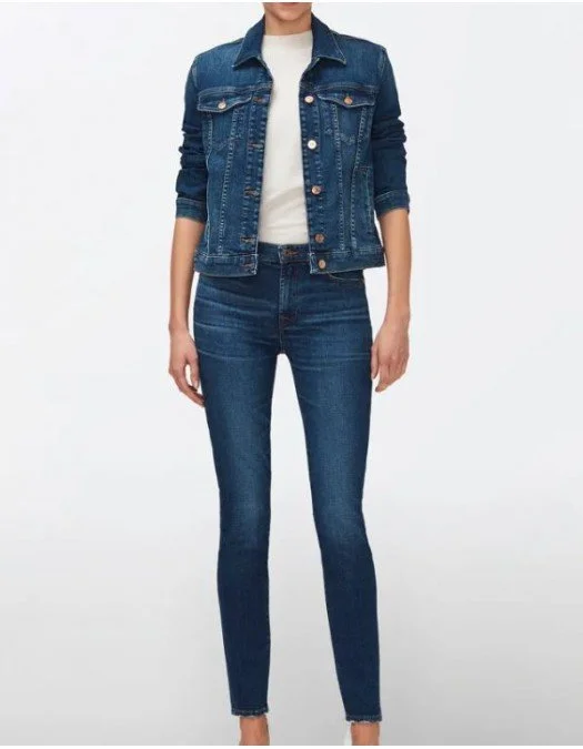 Jeans 7 For All Mankind, SLIM ILLUSION HIGHLINE, Bleumarin - JSWZC12ESH Jeans 7 For All Mankind, SLIM ILLUSION HIGHLINE, Bleumarin - JSWZC12ESH