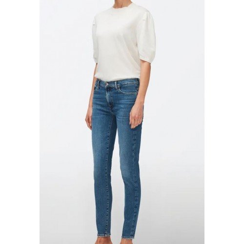 Jeans 7 For All Mankind, SLIM ILLUSION STRIDE, Albastru