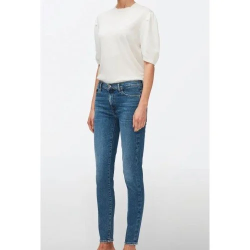 Jeans 7 For All Mankind, SLIM ILLUSION STRIDE, Albastru