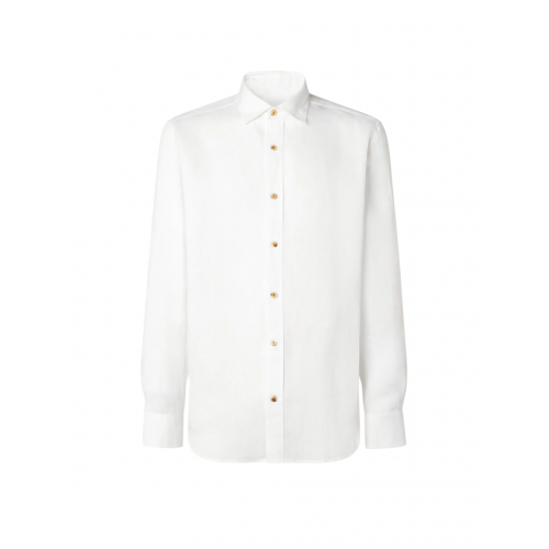 Camasa JACOB COHEN, Linen,  Regular Fit, Classic, White Camasa JACOB COHEN, Linen,  Regular Fit, Classic, White