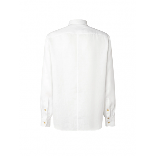 Camasa JACOB COHEN, Linen,  Regular Fit, Classic, White Camasa JACOB COHEN, Linen,  Regular Fit, Classic, White