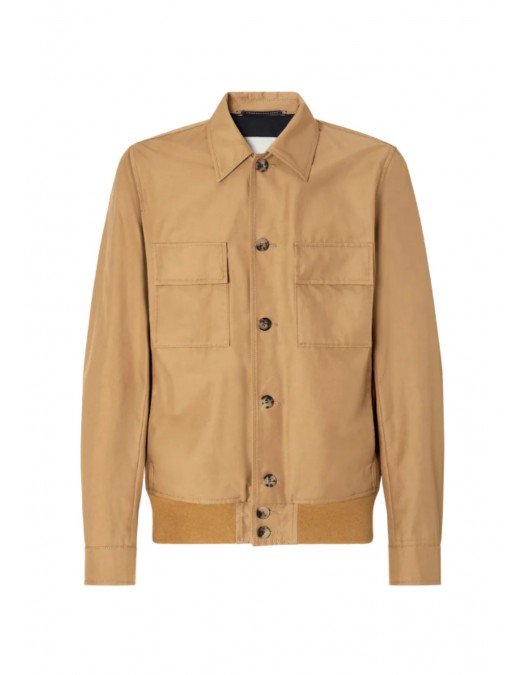 Jacheta Jacob Cohen, Bomber in Mink Brown Cotton and Nylon - JUMH0104081T882ARWD84