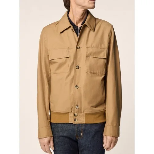 Jacheta Jacob Cohen, Bomber in Mink Brown Cotton and Nylon
