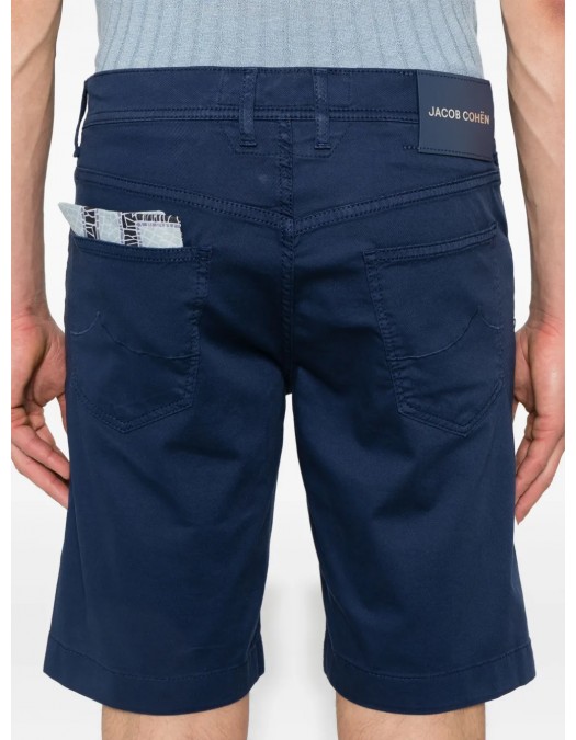 Pantaloni scurti JACOB COHEN, Nicolas Design, Cotton, Navy Blue - JUMOE001054S3756TRY99 Pantaloni scurti JACOB COHEN, Nicolas Design, Cotton, Navy Blue - JUMOE001054S3756TRY99