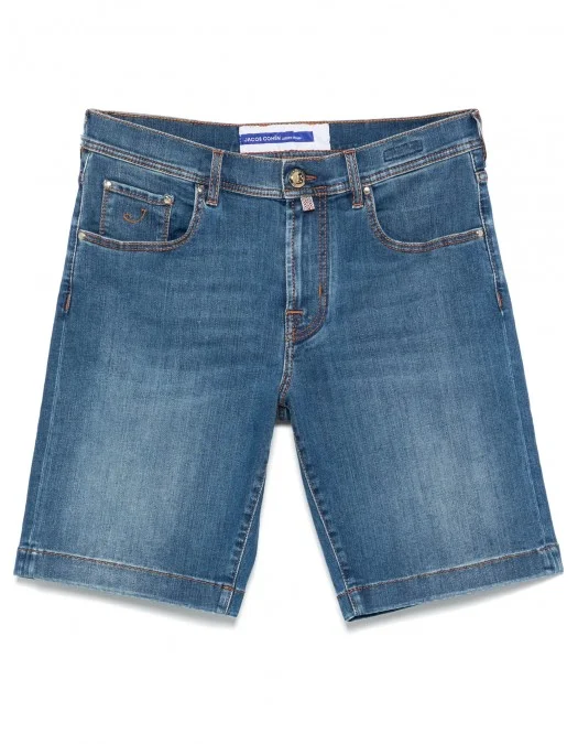 Pantaloni scurti JACOB COHEN, Slim Fit, Nicolas In Design, Blue - JUMOM001057S3737S1100D Pantaloni scurti JACOB COHEN, Slim Fit, Nicolas In Design, Blue - JUMOM001057S3737S1100D