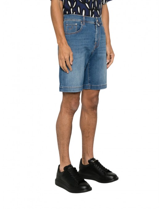 Pantaloni scurti JACOB COHEN, Slim Fit, Nicolas In Design, Blue - JUMOM001057S3737S1100D Pantaloni scurti JACOB COHEN, Slim Fit, Nicolas In Design, Blue - JUMOM001057S3737S1100D