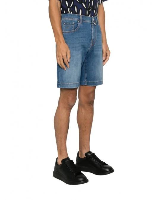 Pantaloni scurti JACOB COHEN, Slim Fit, Nicolas In Design, Blue - JUMOM001057S3737S1100D Pantaloni scurti JACOB COHEN, Slim Fit, Nicolas In Design, Blue - JUMOM001057S3737S1100D