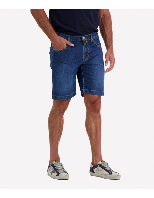Pantaloni scurti JACOB COHEN, Slim Fit, Nicolas In Design, Blue - JUMOM001057S3737S1100D Pantaloni scurti JACOB COHEN, Slim Fit, Nicolas In Design, Blue - JUMOM001057S3737S1100D