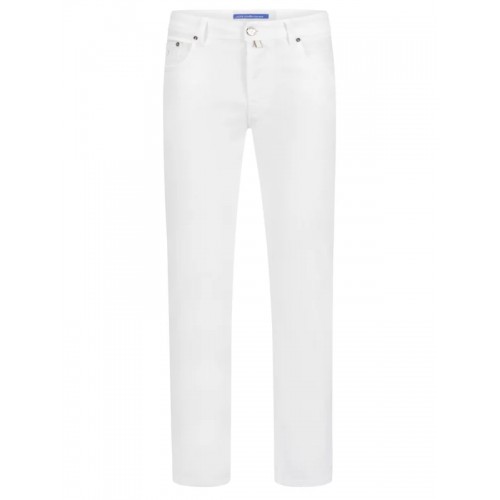 Jeans JACOB COHEN, Slim Fit, Stretch, White Jeans JACOB COHEN, Slim Fit, Stretch, White