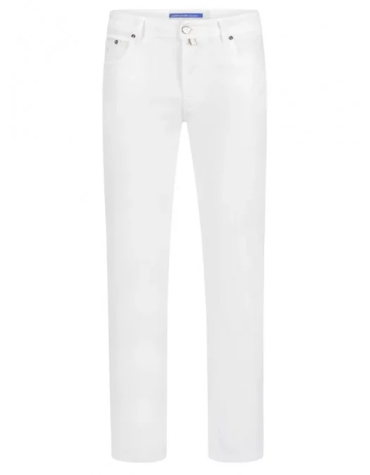 Jeans JACOB COHEN, Slim Fit, Stretch, White - JUMQE015030S3848L1W00D Jeans JACOB COHEN, Slim Fit, Stretch, White - JUMQE015030S3848L1W00D