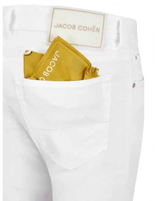 Jeans JACOB COHEN, Slim Fit, Stretch, White - JUMQE015030S3848L1W00D