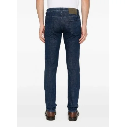 Jeans JACOB COHEN, Edo logo-embroidery five-pocket jeans