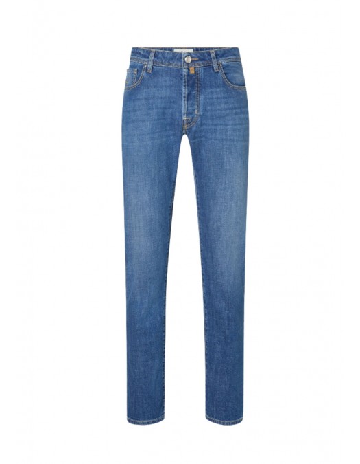 Jeans Jacob Cohen, Regular-Slim 5 Pocket Jeans in Medium Blue Comfort Denim - JUMQE015034S3736V1200