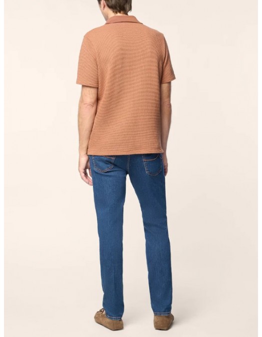 Jeans JACOB COHEN, Scott Carrot Slim 5 Pocket Jeans in Dark Blue Super Stretch - JUMQE015055S3623R2100D