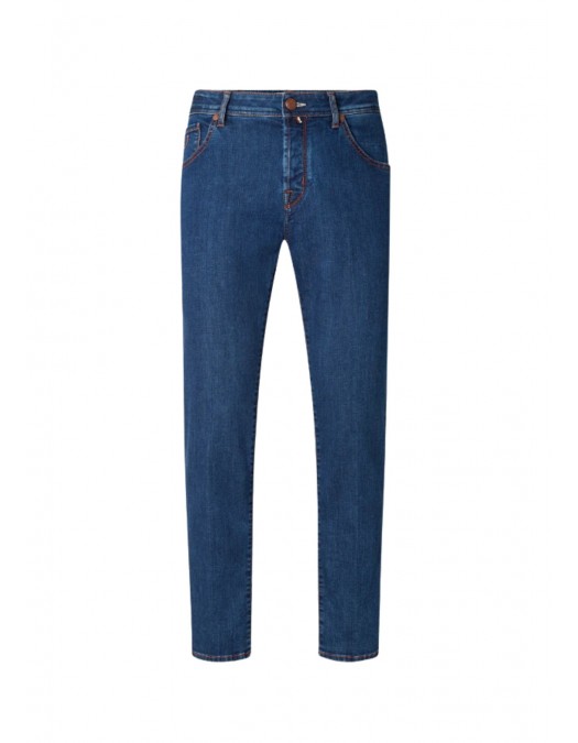 Jeans JACOB COHEN, Scott Carrot Slim 5 Pocket Jeans in Dark Blue Super Stretch - JUMQE015055S3623R2100D