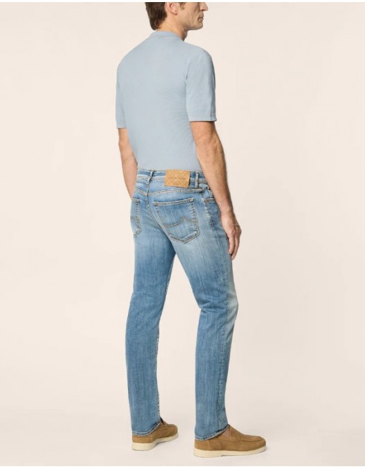 Jeans JACOB COHEN, Bard Regular-Slim 5 Pocket Jeans in Medium Blue Super Stretch - JUMQE015055S3623V1200D