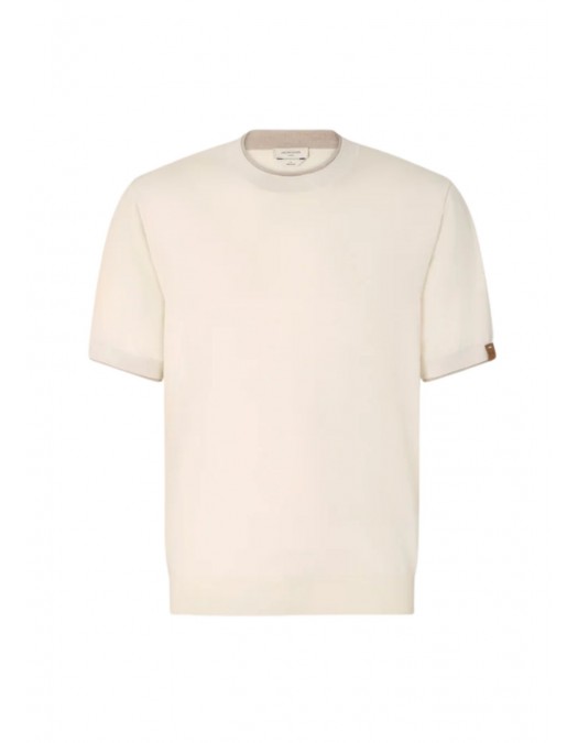 Tricou JACOB COHEN, Sweater in White Wool and Silk - JUMSG034000X0006FLA06