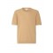 Tricou JACOB COHEN, Short Sleeve Top in Sand Combed Cotton