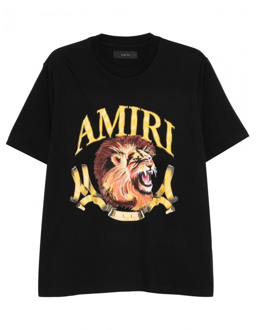 TRICOU AMIRI, Hollywood Lion, Black - JYTE1090BLACK