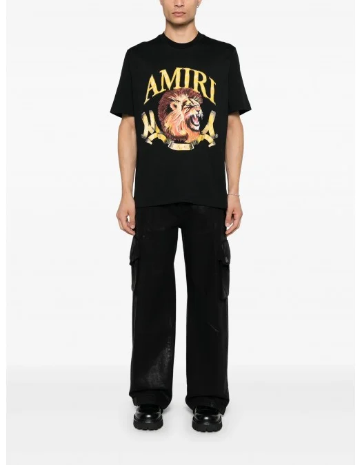 TRICOU AMIRI, Hollywood Lion, Black - JYTE1090BLACK TRICOU AMIRI, Hollywood Lion, Black - JYTE1090BLACK