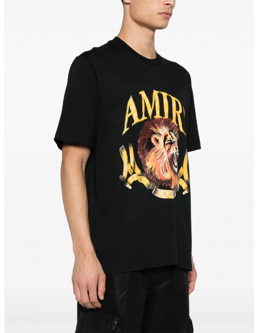 TRICOU AMIRI, Hollywood Lion, Black - JYTE1090BLACK