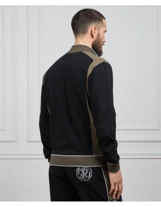 JACHETA STEFANO RICCI, Sports jacket with logo embroidery