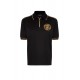 Tricou STEFANO RICCI, Model Polo, Insertii gold, Logo brodat - K111031P31T241523131