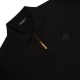 Tricou STEFANO RICCI, Model Polo Clasic, Black, Insertie fermoar - K313030P31F24145131