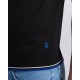 Tricou STEFANO RICCI, Cotton knit zip polo, Negru - K313051P31F261463131