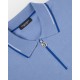 Tricou STEFANO RICCI, Cotton knit zip polo, Albastru - K313051P31F261463146