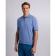 Tricou STEFANO RICCI, Cotton knit zip polo, Albastru - K313051P31F261463146