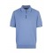 Tricou STEFANO RICCI, Cotton knit zip polo, Albastru