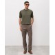 Tricou STEFANO RICCI, Crew neck sweater in silk, Verde - K616436G10F261063538