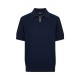 Tricou STEFANO RICCI, Polo Design, Monogram, Model, Silk, Navy blue - K818090P31F251722198