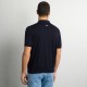 Tricou STEFANO RICCI, Polo Design, Monogram, Model, Silk, Navy blue - K818090P31F251722198