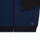 Pulover STEFANO RICCI, Knit Zip, Cotton, Silk, Black, Deep Blue - K818093R30F251753131 Pulover STEFANO RICCI, Knit Zip, Cotton, Silk, Black, Deep Blue - K818093R30F251753131