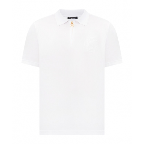 Tricou STEFANO RICCI, Polo, Classic Design, White Tricou STEFANO RICCI, Polo, Classic Design, White