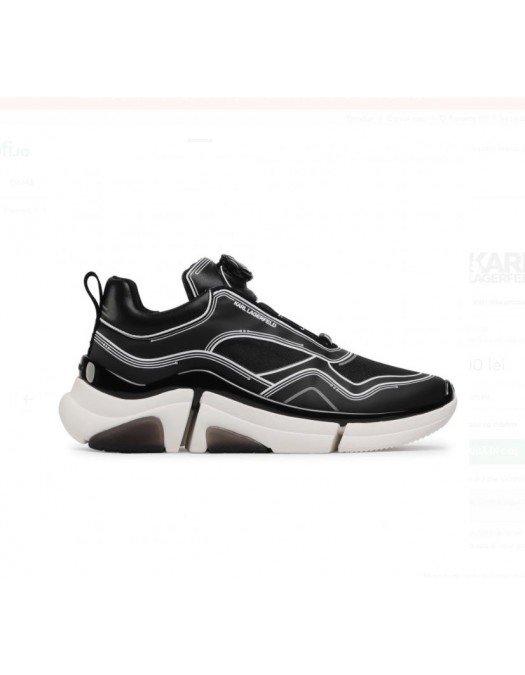 Sneakers KARL LAGERFELD, High, Inchidere reglabila - KL51728YX0