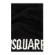 Fular DSQUARED2, Wool, White Logo Insert, Black - KNM016401W043282124UNI