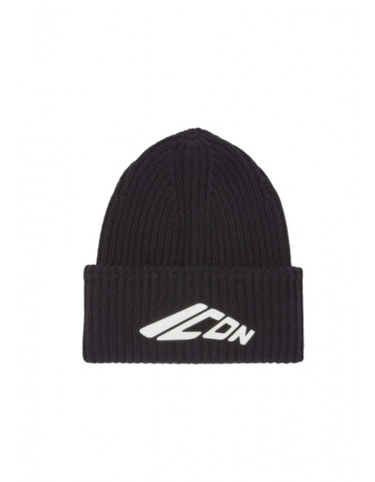 Caciula DSQUARED2, Icon New Generation Knit Beanie, Negru - KNM018701W02695M063