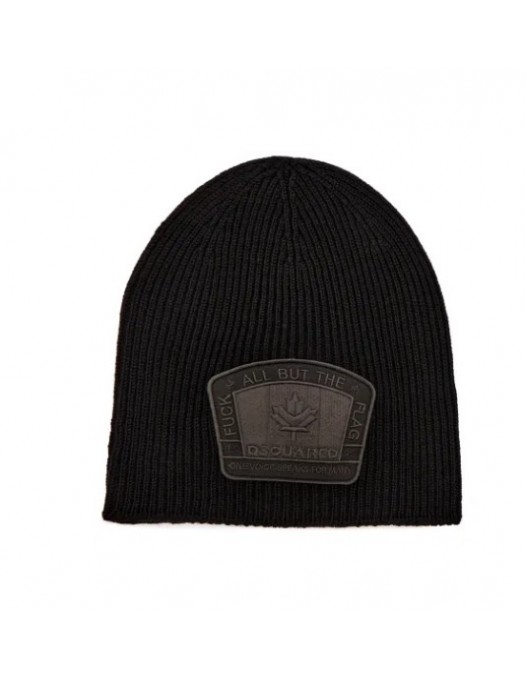 Caciula DSQUARED2, Woolen cap Black - KNM019501W00306M436