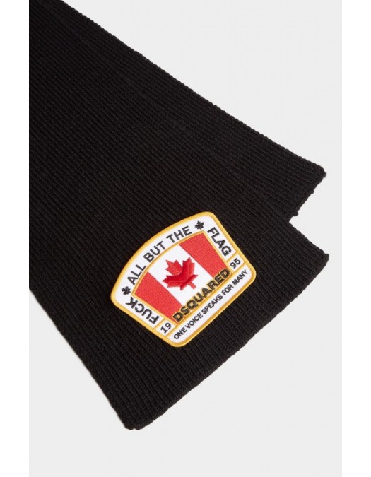 Fular DSQUARED2, Canadian Flag Knit Scarf - KNM019701W003062124
