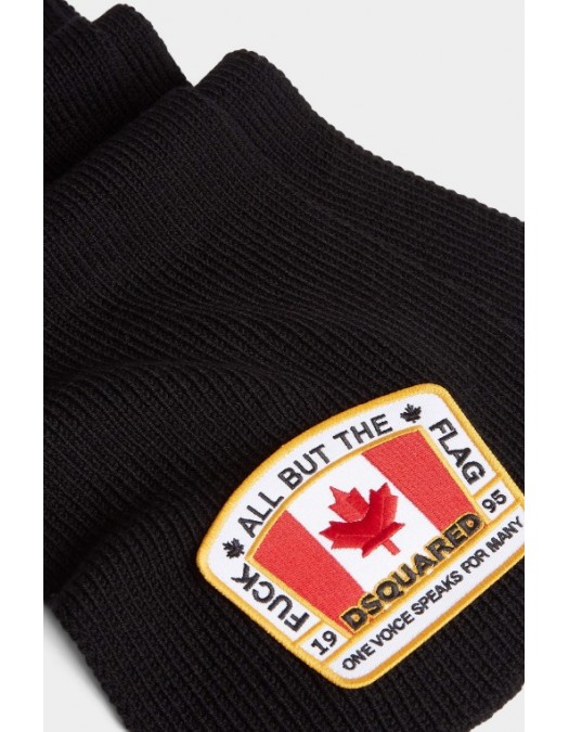 Fular DSQUARED2, Canadian Flag Knit Scarf - KNM019701W003062124