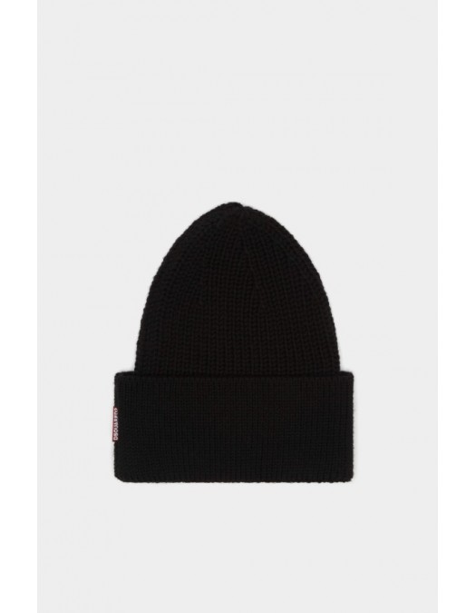 Caciula DSQUARED2, Obsessed2 Knit Beanie, Negru - KNM020301W000012124